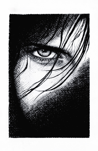 Pierce - ink pencil - 2026